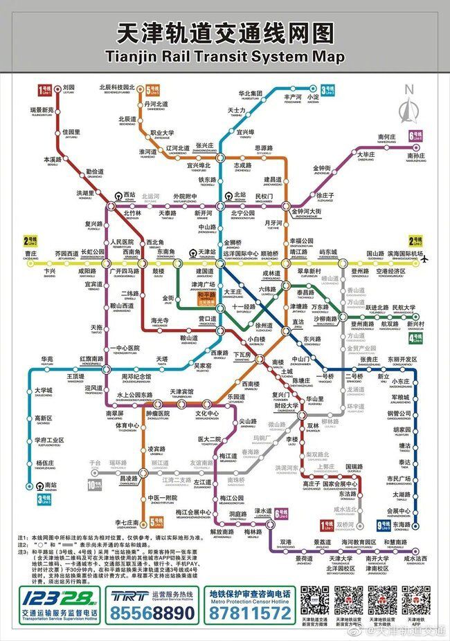 天津最新地铁线路图及其影响观点论述
